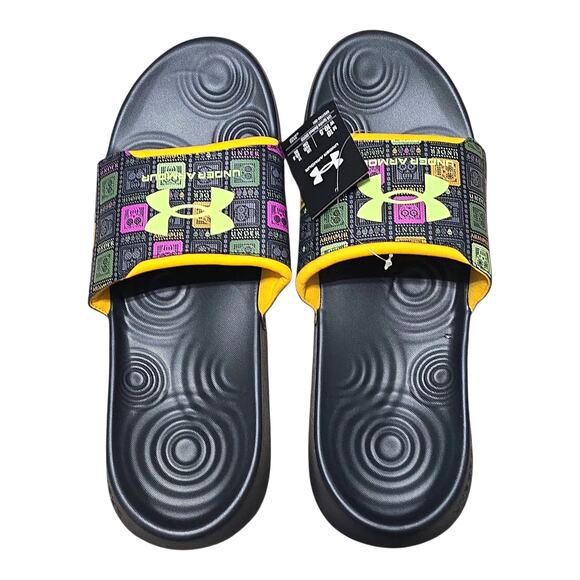 Under Armour Ignite Slides Day of the Dead M18 W19.5 Limited Edition Sandals - Picture 3 of 11